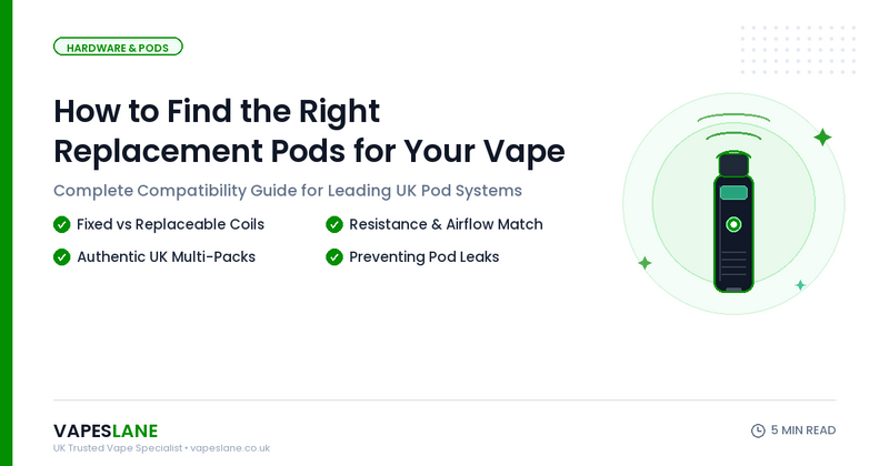 How to Find the Right Replacement Pods for Your Vape