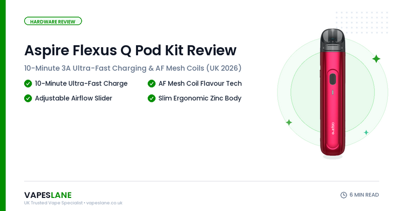 Aspire Flexus Q Pod Vape Kit Review: Is It Worth Buying? (UK 2026)