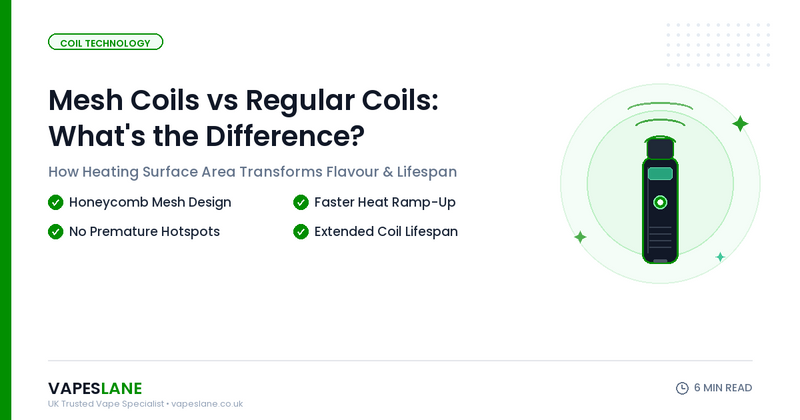 Mesh Coils vs Regular Coils: What's the Difference?