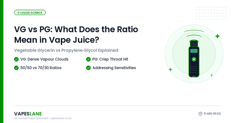 VG vs PG: What Does the Ratio Mean in Vape Juice?
