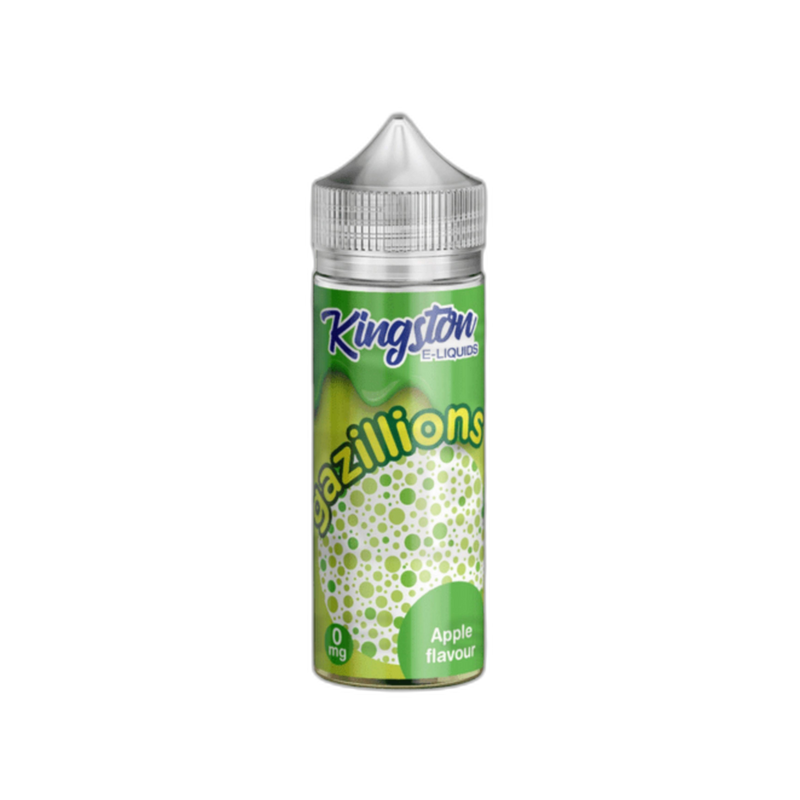 Kingston Gazillions 100ml Shortfill E-Liquid - Apple