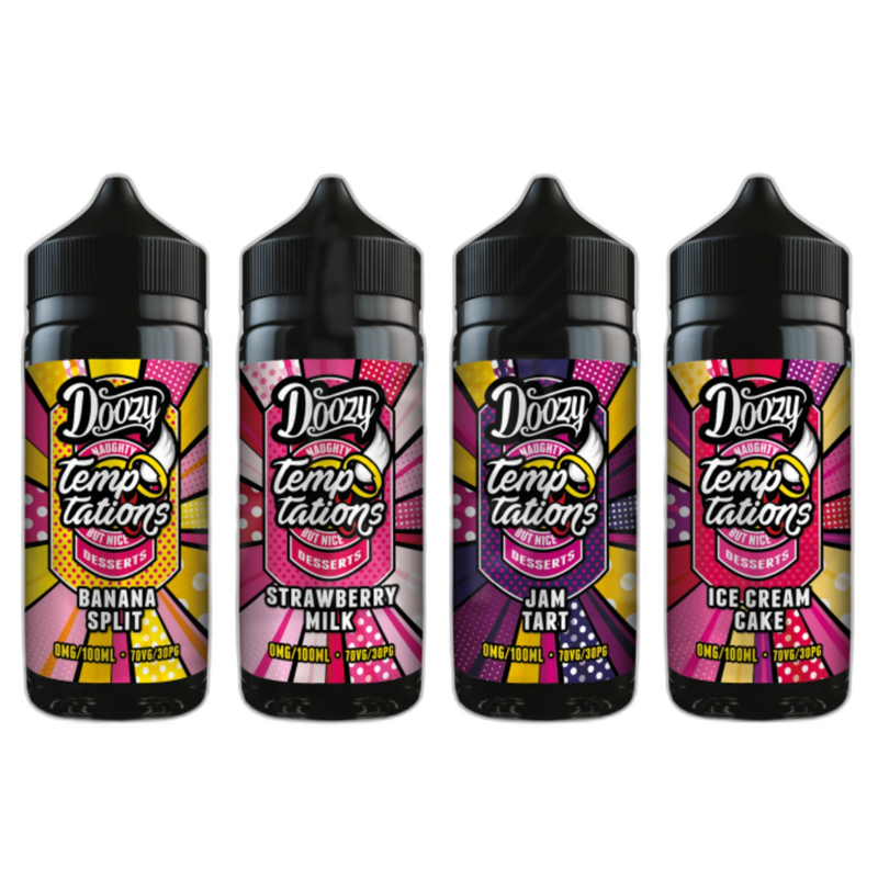 Doozy Temptations 100ml Shortfill E-Liquid (70/30 VG/PG)