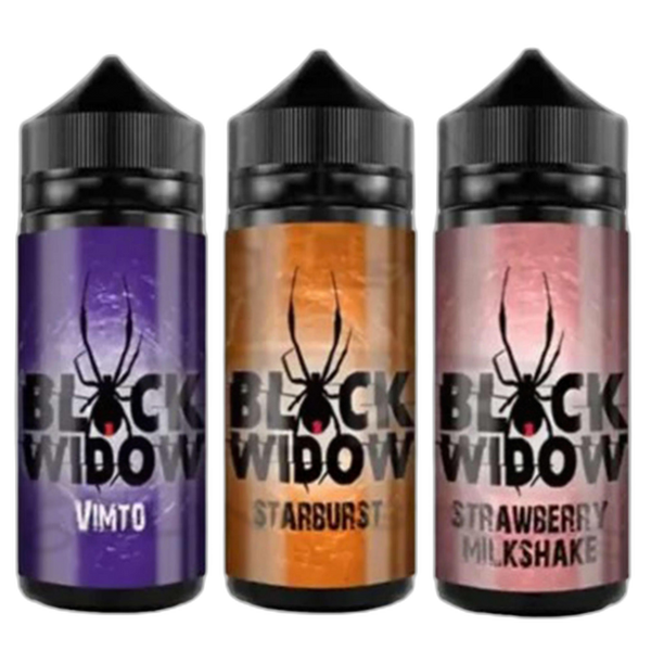 Black Widow 100ml E-Liquid Shortfills Range