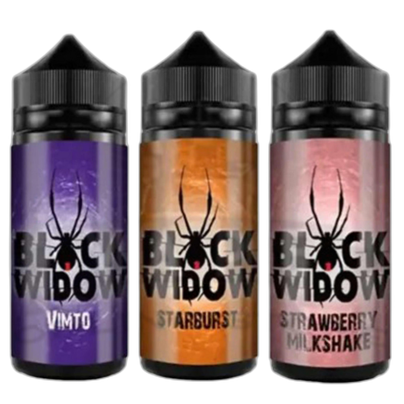 Black Widow 100ml E-Liquid Shortfills Range