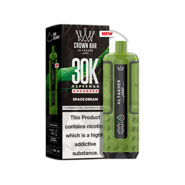 Al Fakher Crown Bar 30K Puff Hypermax Vape Kit - Space Dream
