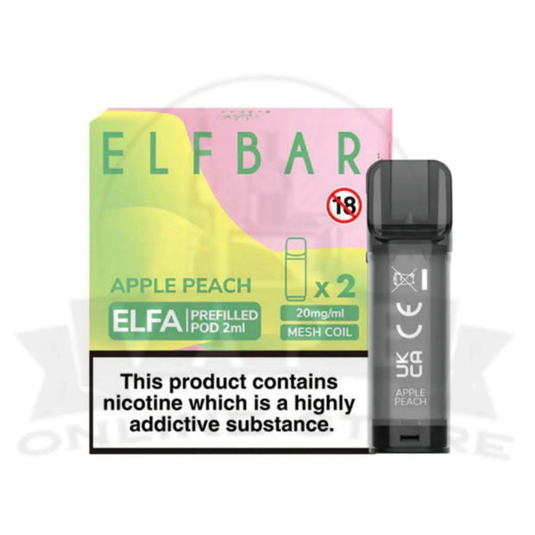 Elf Bar Elfa Prefilled Pods - Apple Peach (Pack of 2)