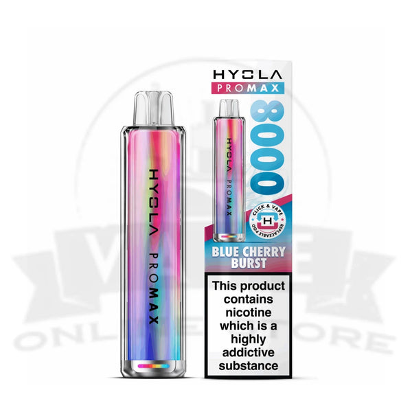 Blue Cherry Burst Hyola Pro Max 8000 Prefilled Pod Kit