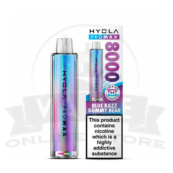 Blue Razz Gummy Bear Hyola Pro Max 8000 Prefilled Pod Kit
