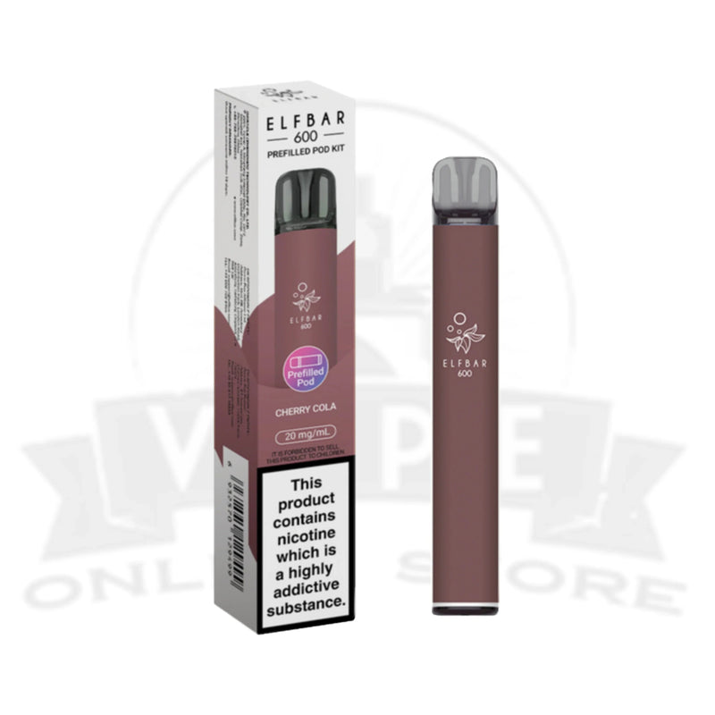 Elf Bar 600 Cherry Cola 20mg Disposable Vape