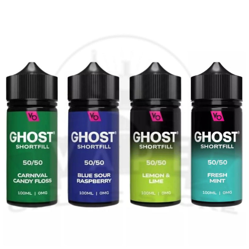 Vapes Bars Ghost 100ml 50/50 Shortfill E-Liquid