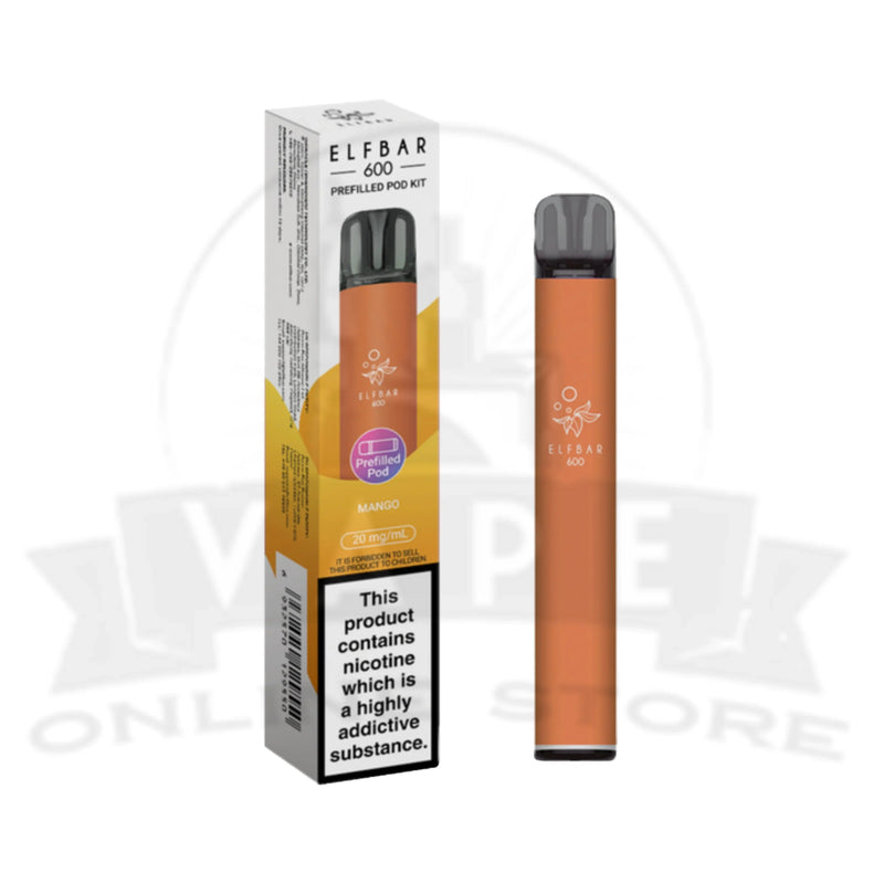 Elf Bar 600 Mango 20mg Disposable Vape