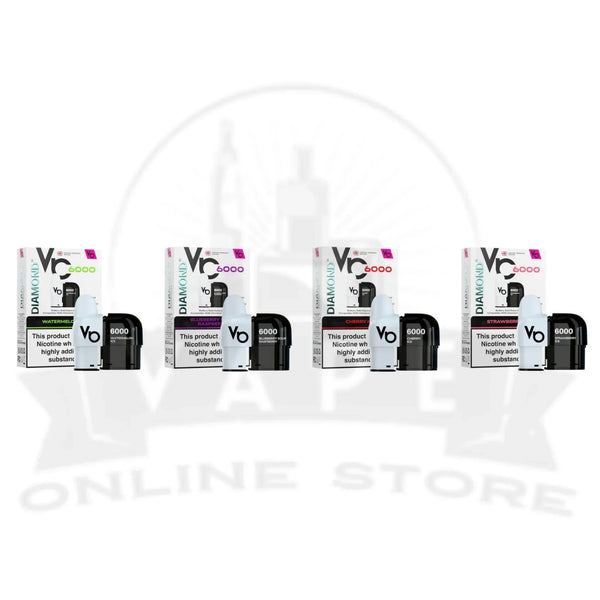 Vapes Bars Diamond 6000 Replacement Pods