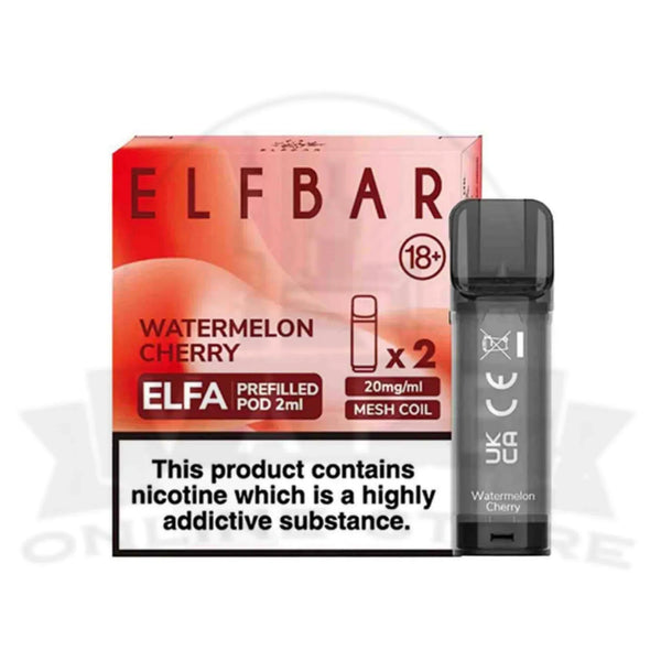 Elf Bar Elfa Watermelon Cherry Prefilled Pods (Pack of 2)