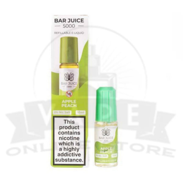 Bar Juice 5000 10ml Nic Salt E-Liquid - Apple Peach