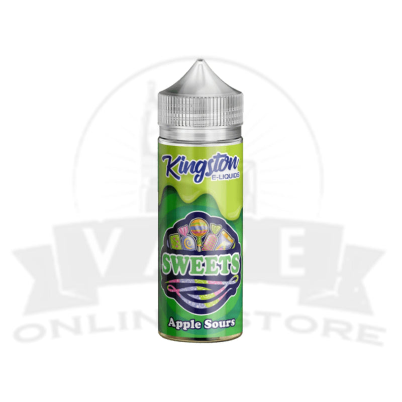 Kingston Sweets 100ml Shortfill E-Liquid - Apple Sours
