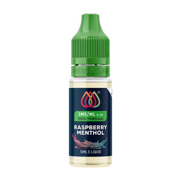 Aquavape Raspberry Menthol 10ml E-Liquid (18mg)