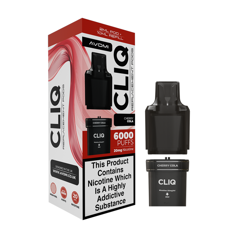 Avomi Cliq 6000 Cherry Cola 20mg Refill Pods