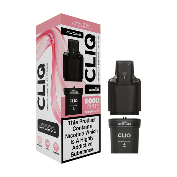 Avomi Cliq 6000 Pink Lemonade 20mg Refill Pods