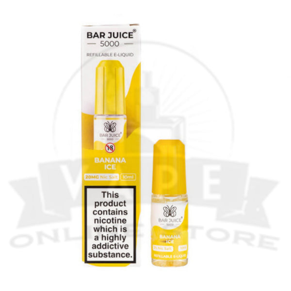 Bar Juice 5000 10ml Nic Salt E-Liquid - Banana Ice