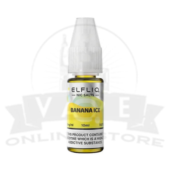 Elf Bar Elfliq 10ml Nic Salt - Banana Ice