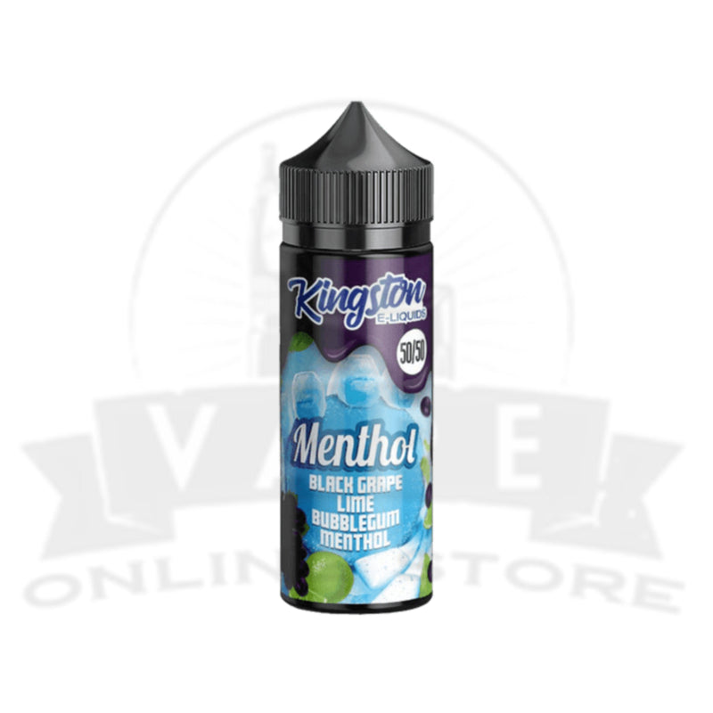 Kingston Menthol Black Grape Lime Bubblegum Menthol 100ml Shortfill E-Liquid