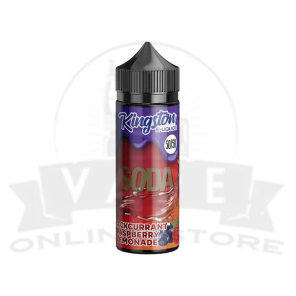 Kingston Soda Blackcurrant Raspberry Lemonade 100ml Shortfill E-Liquid
