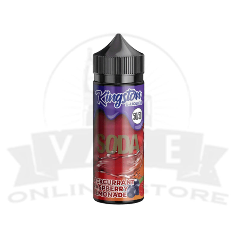 Kingston Soda Blackcurrant Raspberry Lemonade 100ml Shortfill E-Liquid