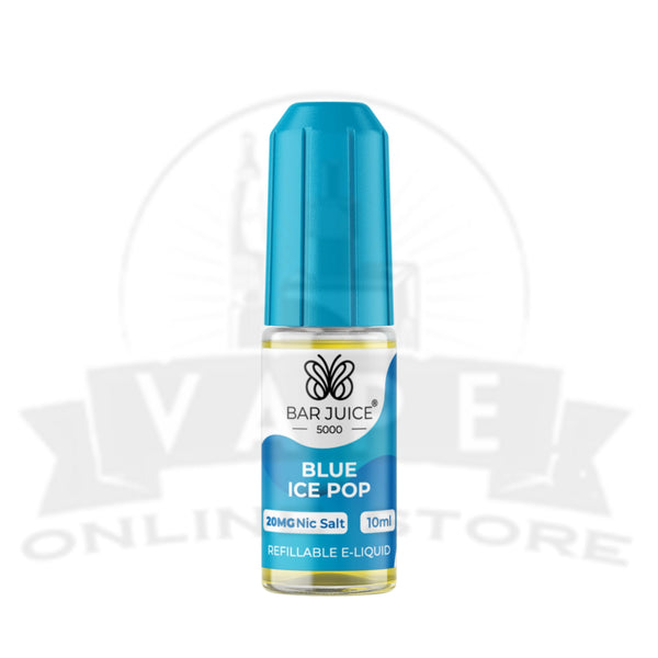 Blue Ice Pop Bar Juice 5000 10ml Nic Salt E-Liquid