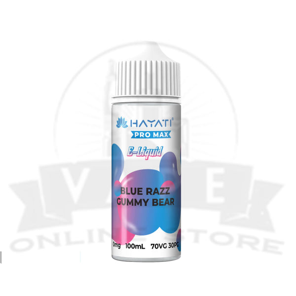 Hayati Pro Max 100ml Shortfill E-Liquid - Blue Razz Gummy Bear