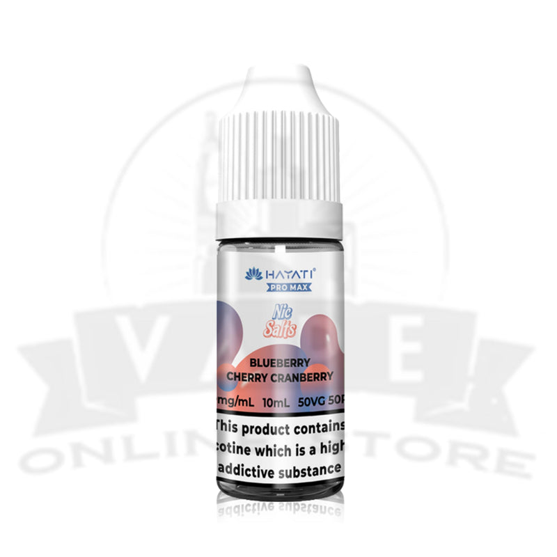 Blueberry Cherry Cranberry Hayati Pro Max 10ml Nic Salt