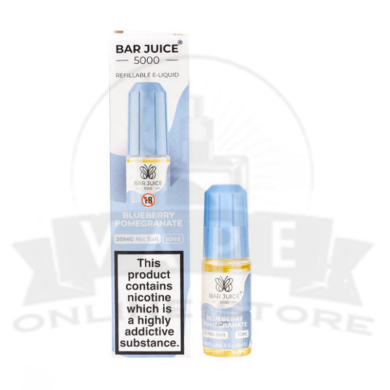 Blueberry Pomegranate Bar Juice 5000 10ml Nic Salt E-Liquid