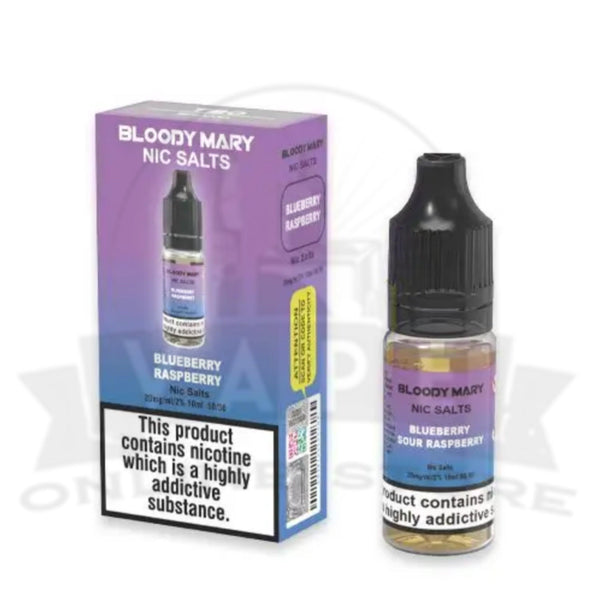 Bloody Mary Blueberry Raspberry 10ml Nic Salt E-Liquid