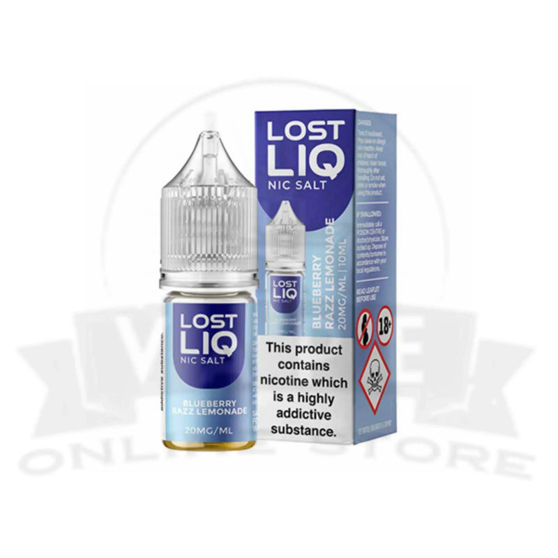 Lost LIQ Blueberry Razz Lemonade 10ml Nic Salt E-Liquid