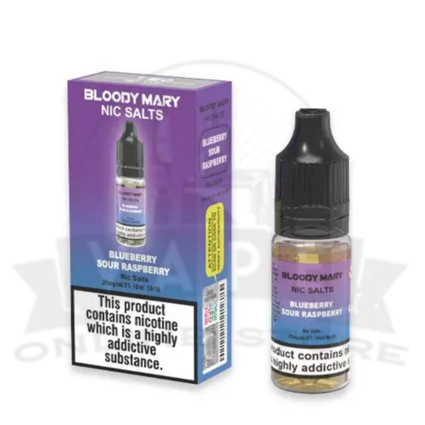 Bloody Mary Blueberry Sour Raspberry 10ml Nic Salt E-Liquid