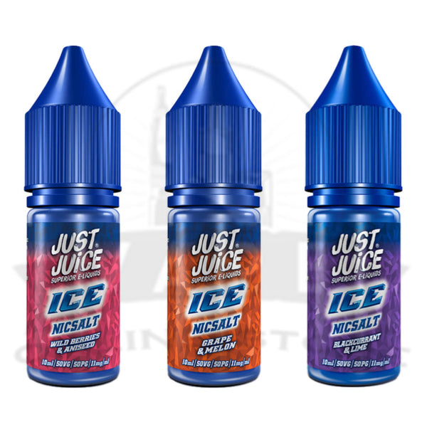 Box Of 10 Juice Ice 10ml Nic Salts E-Liquid