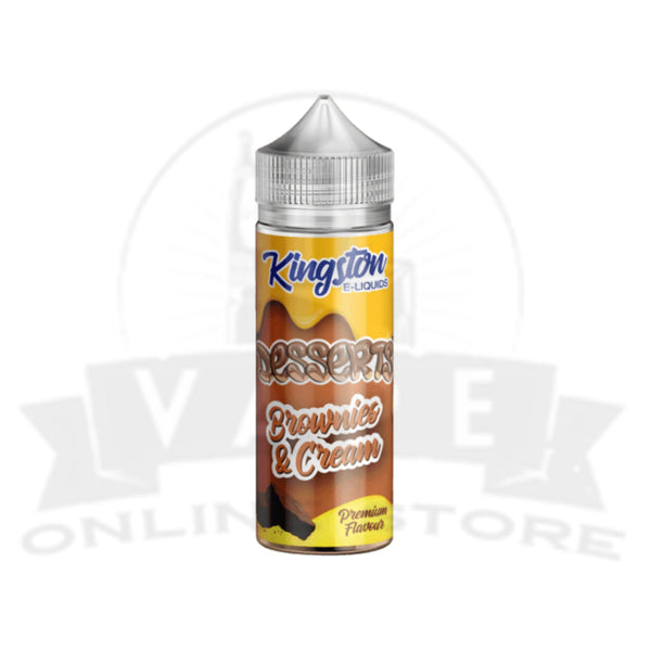 Brownie And Cream Kingston Desserts 100ml Shortfill