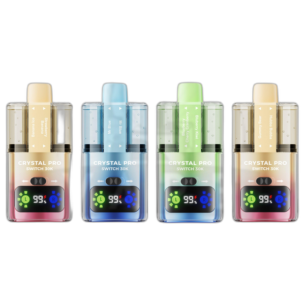 Crystal Pro Switch 30K Dual Flavour Vape Kit (Box of 10)