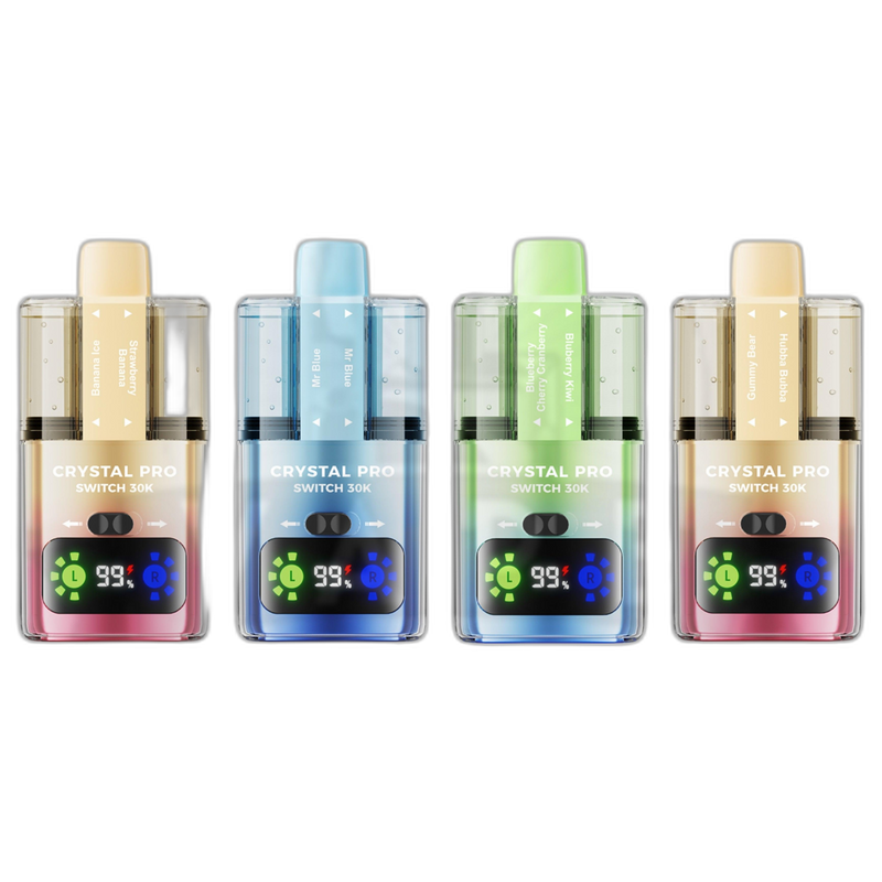 Crystal Pro Switch 30K Dual Flavour Vape Kit (Box of 10)
