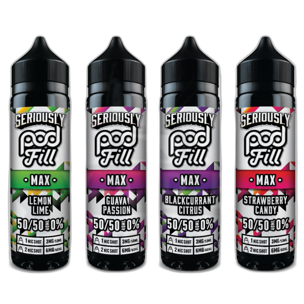 Doozy Seriously Pod Fill Max 50ml 50/50 Shortfill E-Liquid