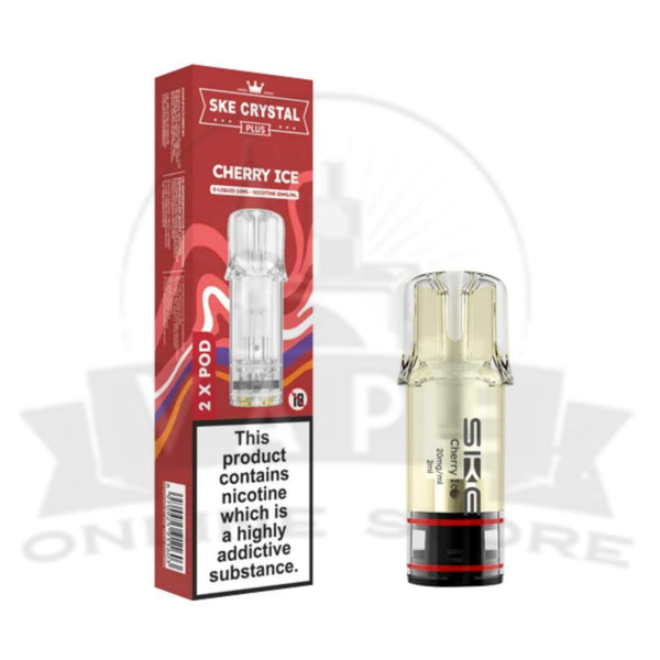 Cherry Ice SKE Crystal Plus Pre-Filled Pods (Pack of 2)