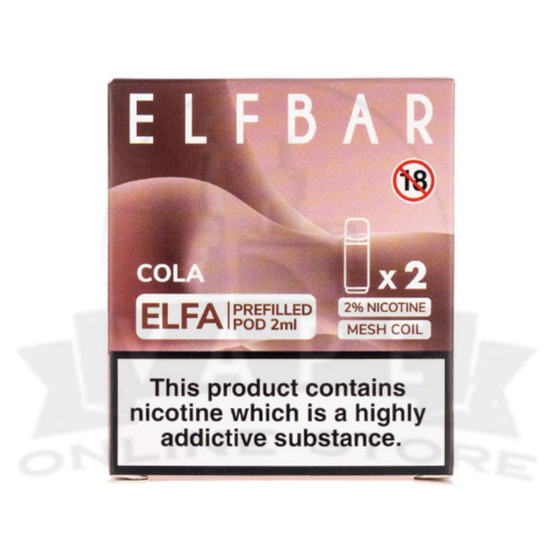 Elf Bar Elfa Prefilled Pods - Cola (Pack of 2)