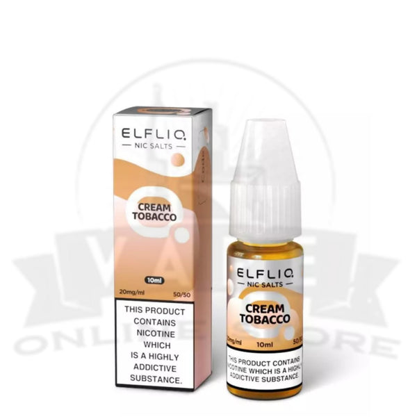 Cream Tobacco Elfliq 10ml Nic Salt E-Liquid