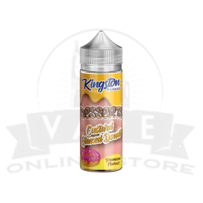 Kingston Desserts Custard Glazed Donut 100ml Shortfill E-Liquid