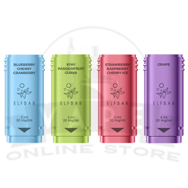 Elf Bar 1200 Puffs Prefilled Replacement Pods (Pack of 2)