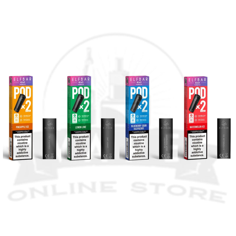 Elf Bar 4-in-1 Pod Cartridges (Pack of 4 Multi-Edition)