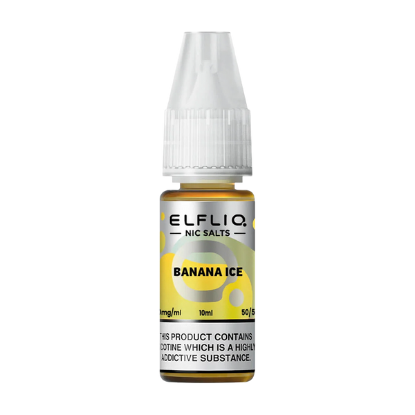 Elfbar Elfliq Nic Salt 10ml Eliquid - Banana Ice