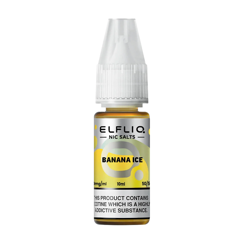 Elfbar Elfliq Nic Salt 10ml Eliquid - Banana Ice