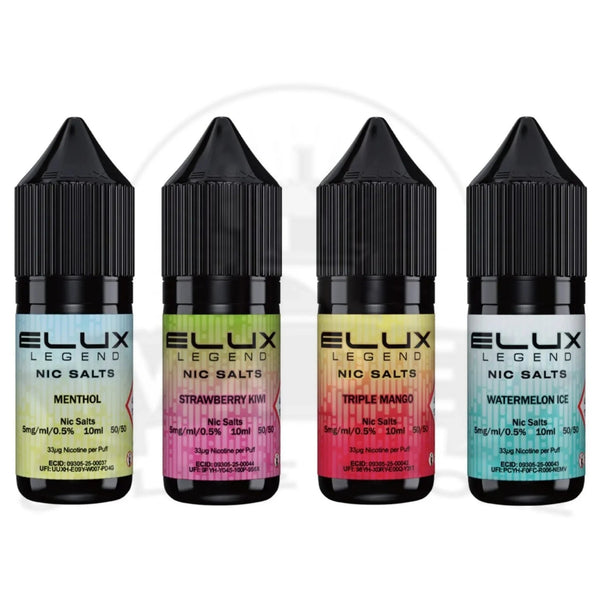 Elux Legend 10ml Nic Salts (5mg Low Strength)