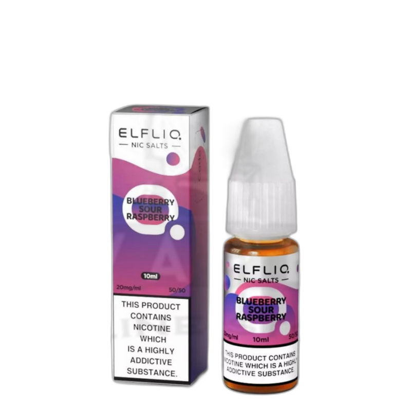 Elf Bar Elfliq 10ml Nic Salt - Blueberry Sour Raspberry