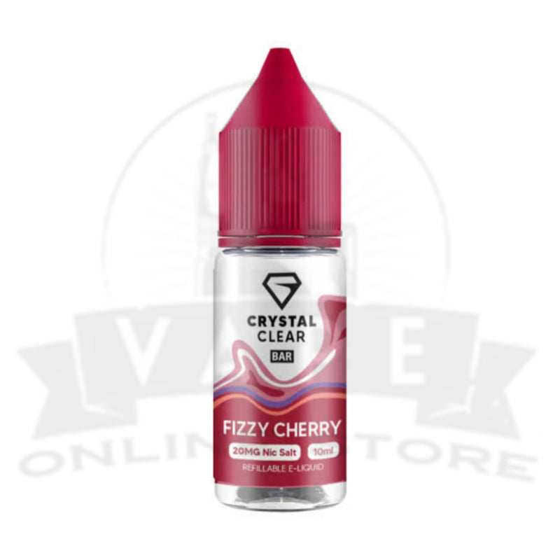 Crystal Clear Fizzy Cherry 10ml Nic Salt E-Liquid